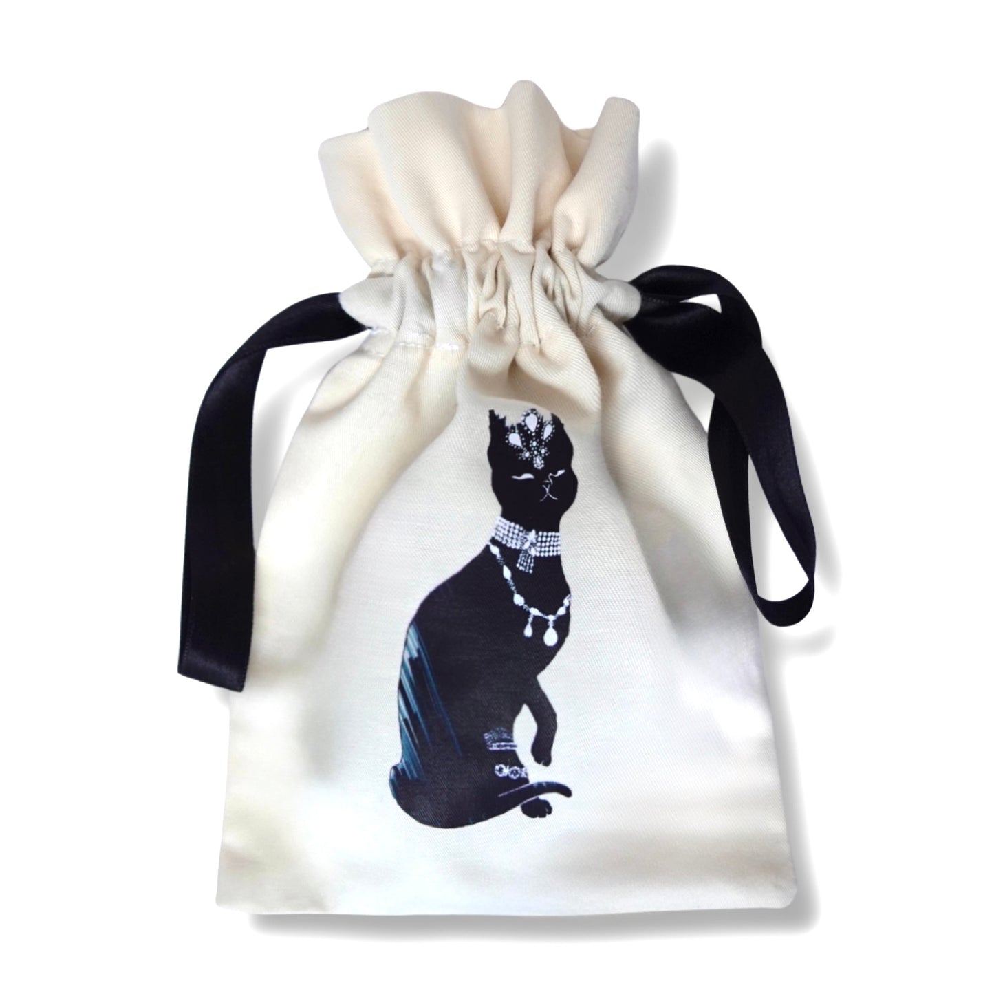 Black Cat Jewelry Travel Bag