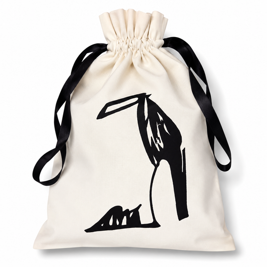 Black Stiletto Shoe Travel Bag