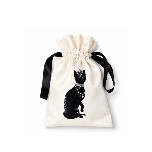Black Cat Jewelry Travel Bag