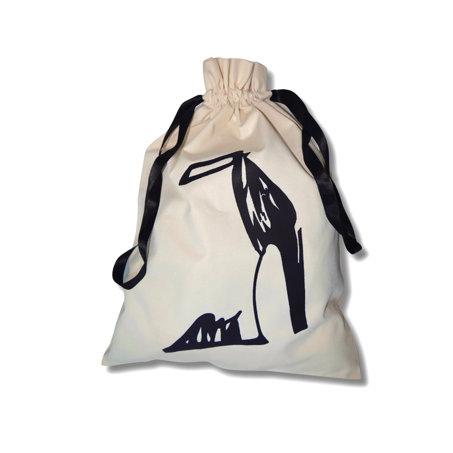 Black Stiletto Shoe Travel Bag